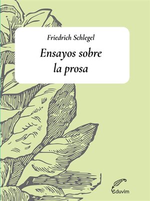 cover image of Ensayos sobre la prosa